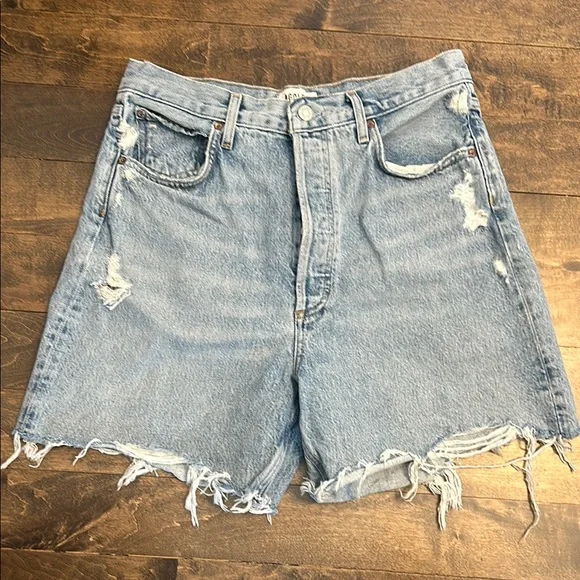 【関税込み】AGOLDE ブルー 90's デニムショートパンツ レディース Agolde ジーン布 & デニムショートパンツ